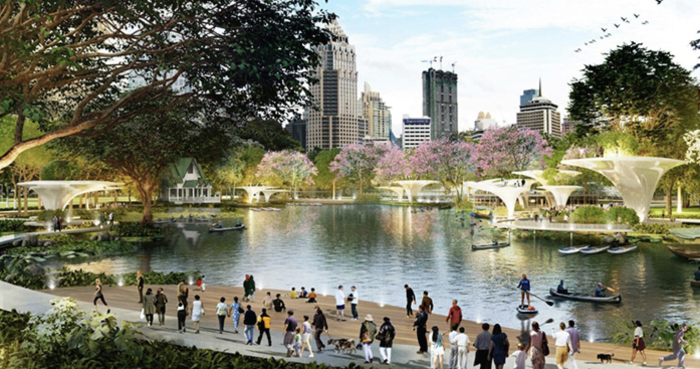 방콕 룸피니 공원 100년 맞이 2025년