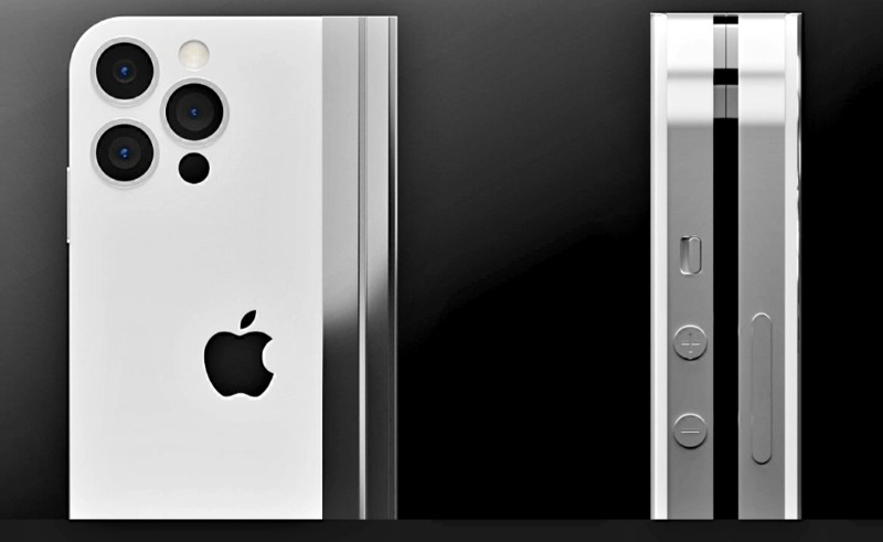 Apple의 접는 iPhone, 'iPhone Fold' 렌더링 공개, 'iPhone Fold' 2023년도 출시 기대