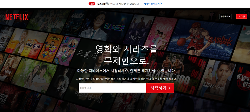 넷플릭스 제휴 할인카드 & 멤버쉽 (월구독 5,500원)