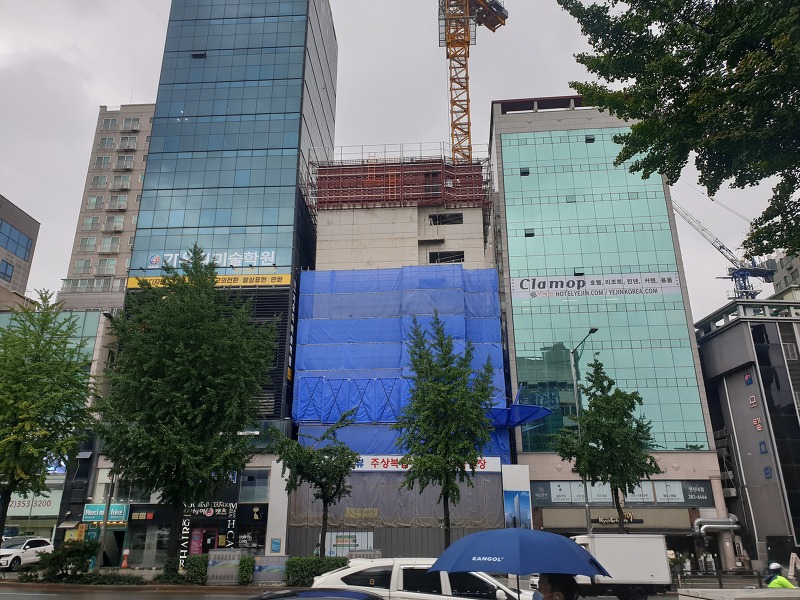 은평구 연신내역 건물 공사 현장 사진 099 효민아크로뷰 주상복합 아파트 신축현장 (korean construction)