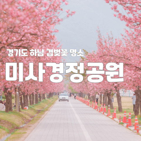 경기도 하남 겹벚꽃 명소 