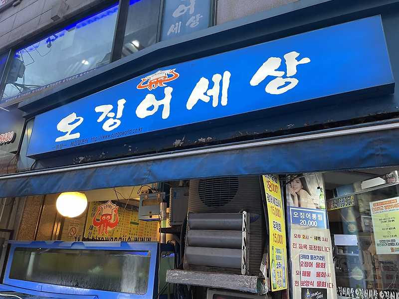 서울 송파구 잠실동 : 오징어세상 본점 : 신천먹자골목 맛집