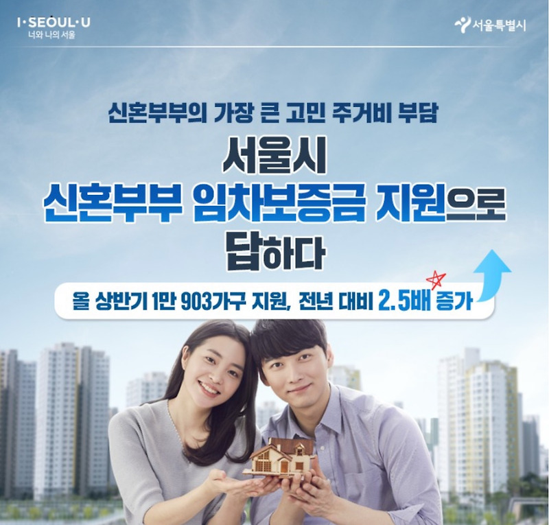 서울시 신혼부부 임차보증금 이자지원 사업 총정리