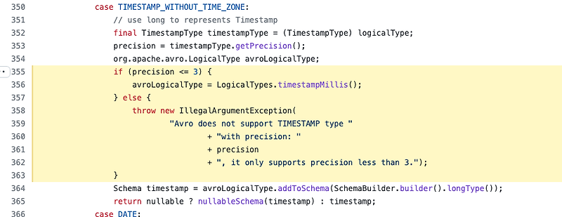 [FLINK] Avro 포맷에서 TO_TIMESTAMP_LTZ 사용시 정밀도 오류