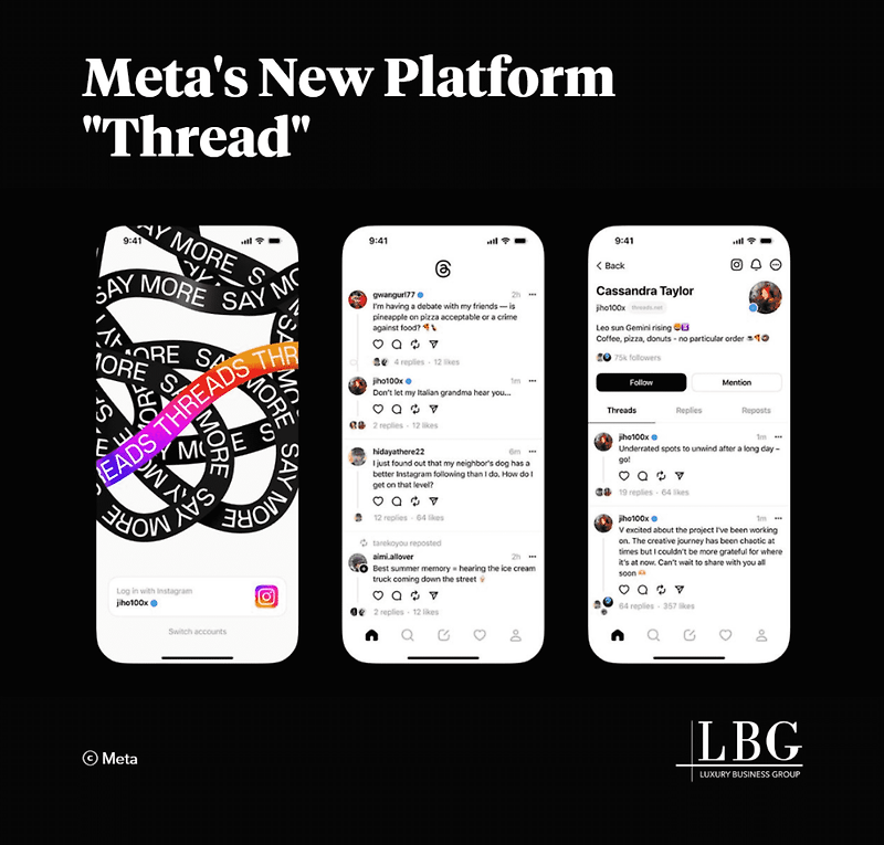메타의 새로운 SNS, '스레드(Threads)' 알아보기