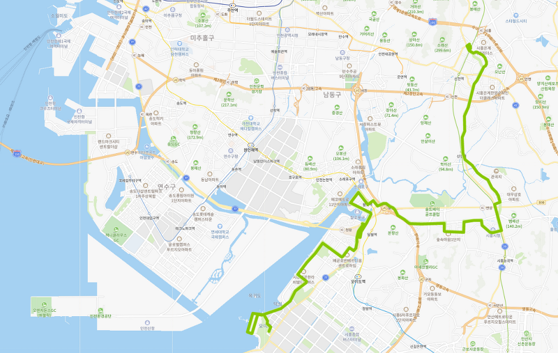 [시흥] 63번 버스 노선 정보 : 오이도, 소래포구, 시흥시청역, 시흥대야역