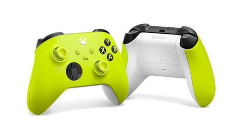 Xbox 무선 컨트롤러 가격, 밝은 노란색과 붉은 위장 컬러의 2 색이 손끝을 장식에 새로운 색상 등장