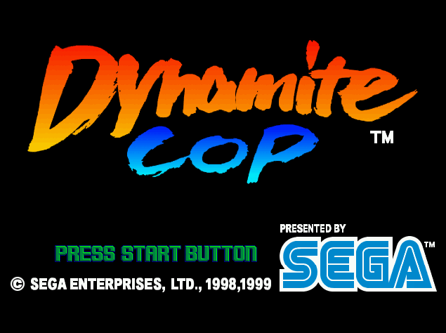 Dynamite Cop 북미판 (드림캐스트 / DC CDI 파일 다운로드)