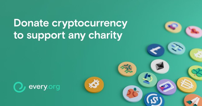 Every.org Launches First Ever Crypto Donation Payment Method for Givers to Support Over 1 Million Nonprofits