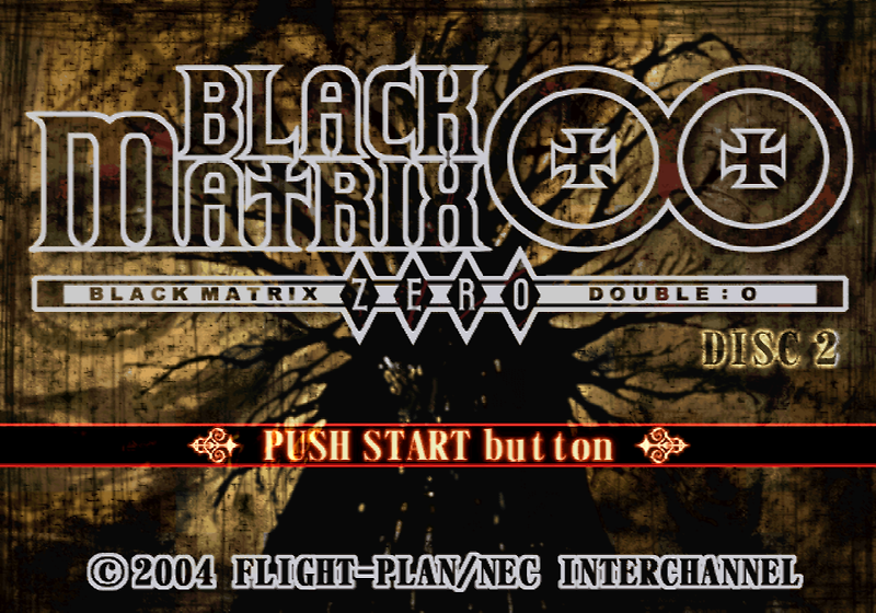 NEC 인터채널 / 시뮬레이션 RPG - 블랙 매트릭스 더블오 ブラックマトリクス ダブルオー - Black Matrix 00 (PS1)