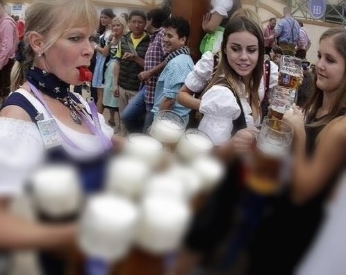 독일 맥주 축제 여자 아르바이트 피지컬 수준 