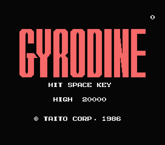 Gyrodine - MSX (재믹스) 게임 롬파일 다운로드