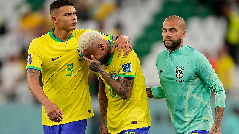 2022년 월드컵: 브라질이 크로아티아에 승부차기 끝에 충격 패배..