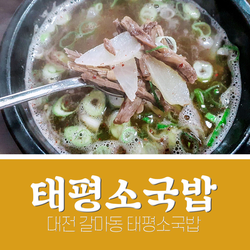 대전 국밥 맛집 갈마동 태평소국밥 후기!