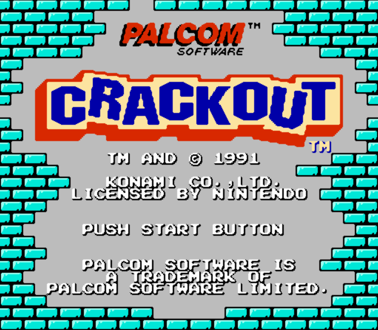 NES ROMS - Crackout (EUROPE / 유럽판 롬파일 다운로드)