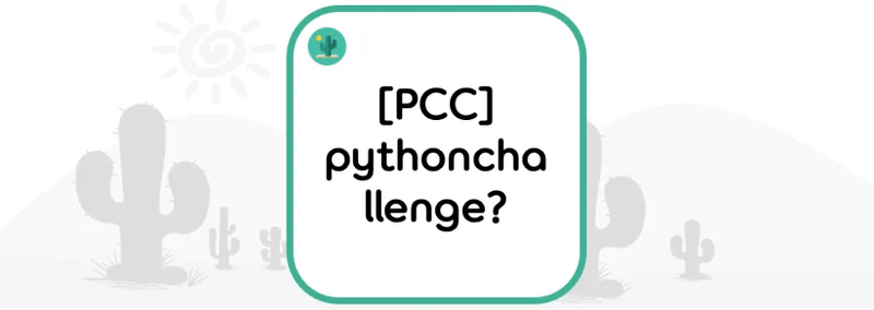 [PCC] PythonChallenge? 한번 풀어보자!!!