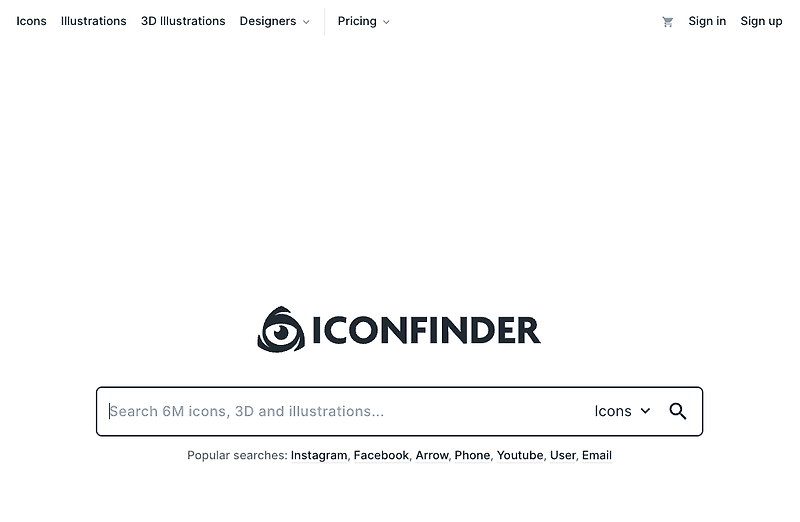 [디자인] 무료소스 사이트 아이콘파인더 (iconfinder)