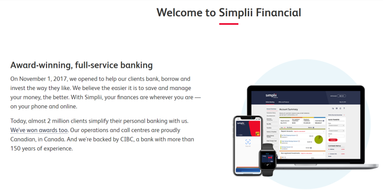 캐나다 인터넷은행 심플리 파이낸셜 (Simplii Financial)에서 계좌 개설을 해보았어요.