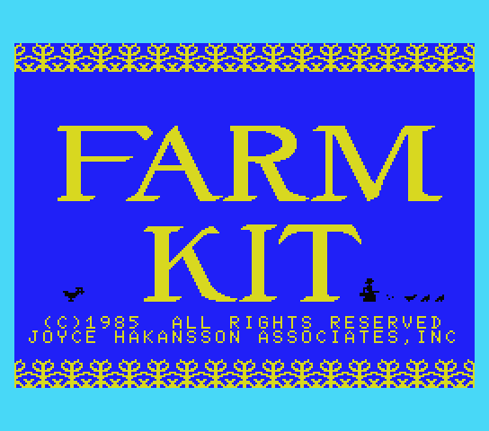 Farm Kit - MSX (재믹스) 게임 롬파일 다운로드