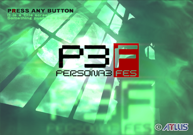 아틀라스 / RPG - 페르소나 3 FES ペルソナ3 フェス - Persona 3 FES (PS2 - iso 다운로드)