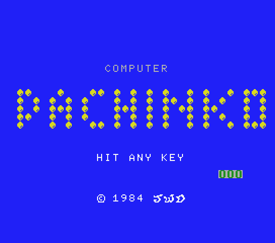 Computer Pachinko - MSX (재믹스) 게임 롬파일 다운로드