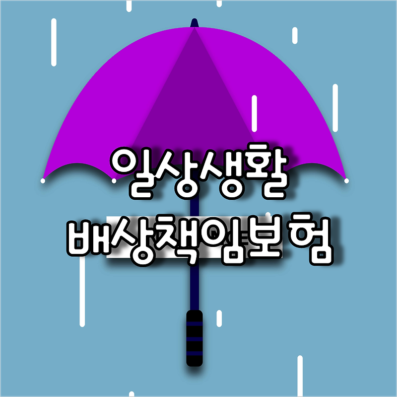 일상 생활에 우산이 되어 주는 일상생활배상책임보험