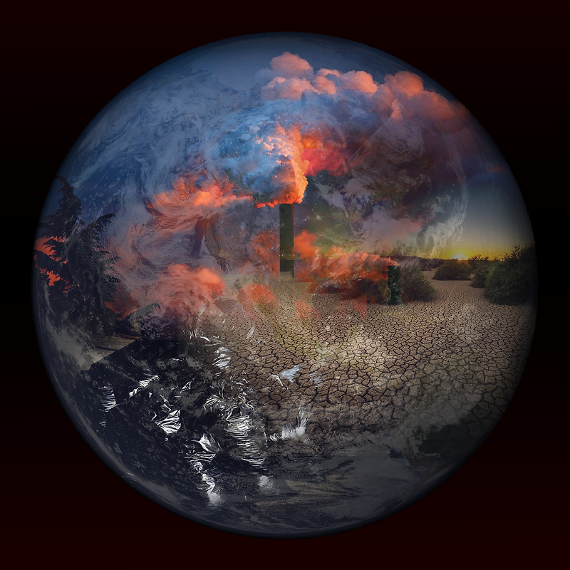 [Ps] 클리핑마스크를 활용한 지구온난화 이미지