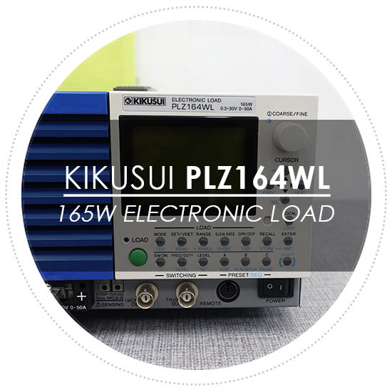 [중고계측기] 키쿠수이 / Kikusui PLZ164WL 165W (0.3 to 30V, 50A)  Electronic Load / 전자로드 중고계측기렌탈