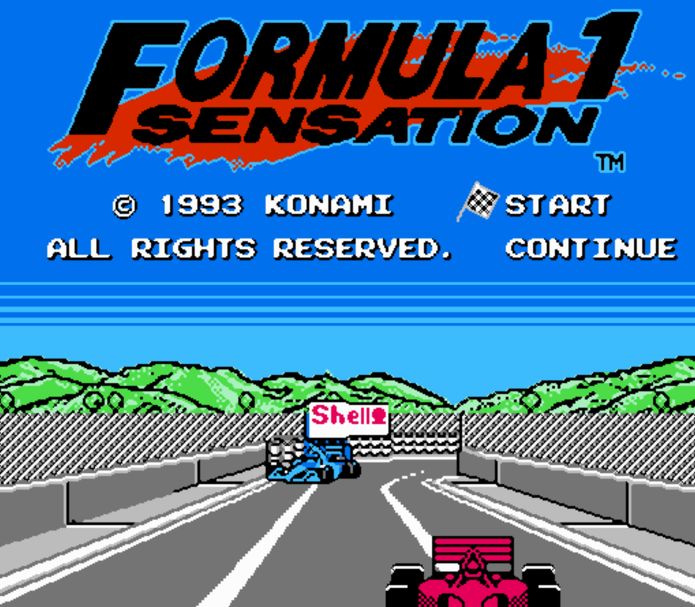 NES ROMS - Formula 1 Sensation (EUROPE / 유럽판 롬파일 다운로드)