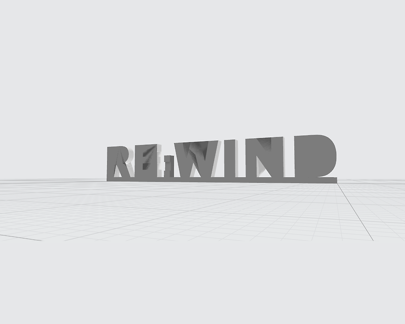 이세계 아이돌 리와인드 1주년 시계 3D프린터 모델링(1)