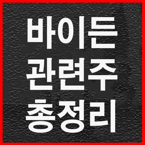 바이든관련주 총정리