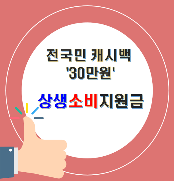상생소비지원금: 전국민 카드사용 30만원 캐시백