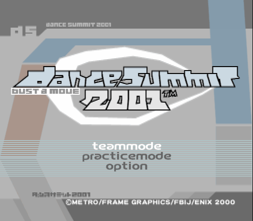 PCSX2 - 댄스 서밋 2001 버스트 어 무브 (플레이 스테이션 2 / iso 파일 다운로드)