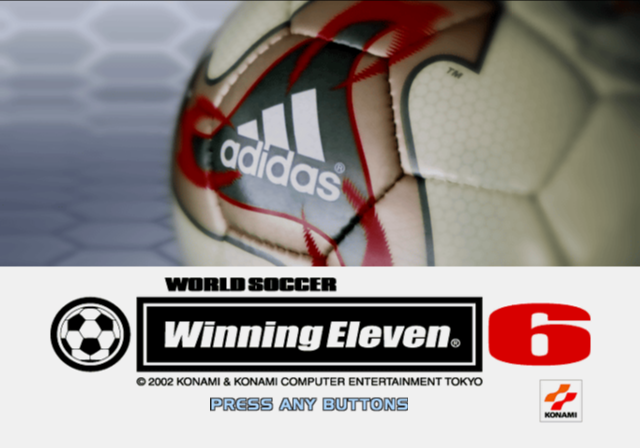 코나미 / 스포츠 - 월드사커 위닝일레븐 6 ワールドサッカーウイニングイレブン6 - World Soccer Winning Eleven 6 (PS2 - iso 다운로드)