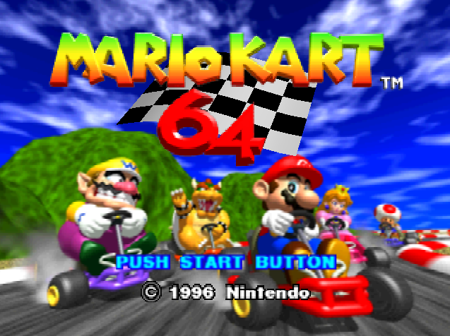 NINTENDO 64 - 마리오 카트 64 (Mario Kart 64) 레이싱 게임 파일 다운
