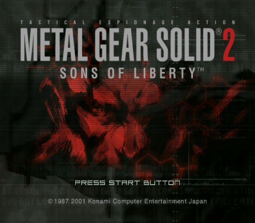 코나미 / 잠입 액션 - 메탈기어 솔리드 2 선즈 오브 리버티 メタルギアソリッド2 サンズ・オブ・リバティ - Metal Gear Solid 2 Sons of Liberty (PS2 - iso 다운로드)