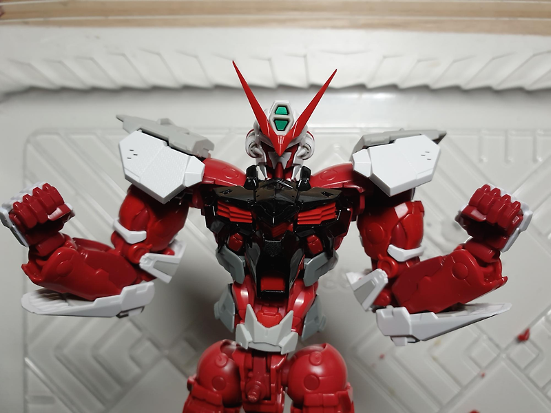Hi-Resolution Model 건담 아스트레이 레드 프레임 / Gundam Astray Red Frame #2 가조립