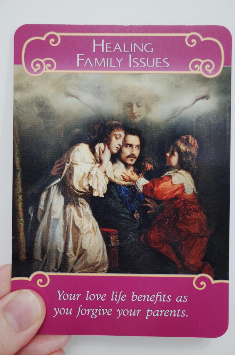 로맨스엔젤 오라클 카드-15.HEALING FAMILY ISSUES