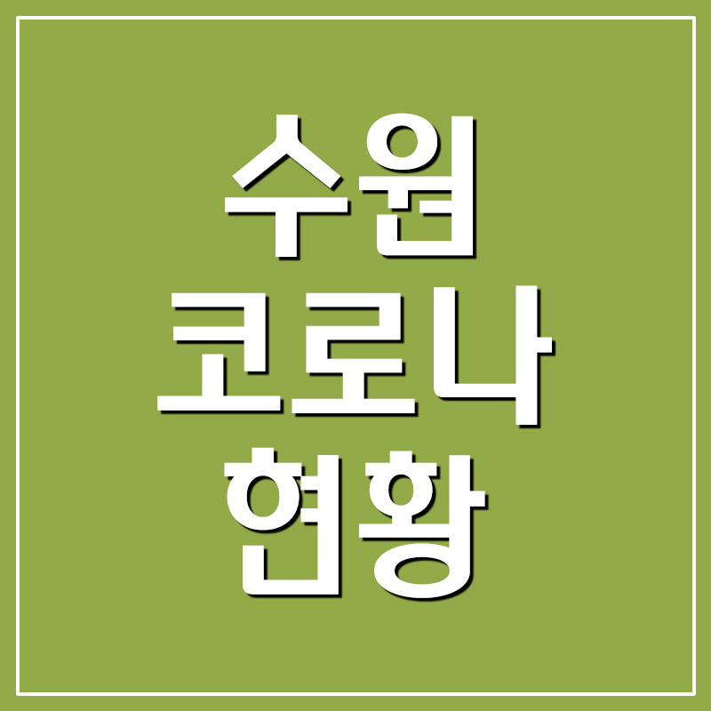 경기도 수원 코로나 현황 및 동선