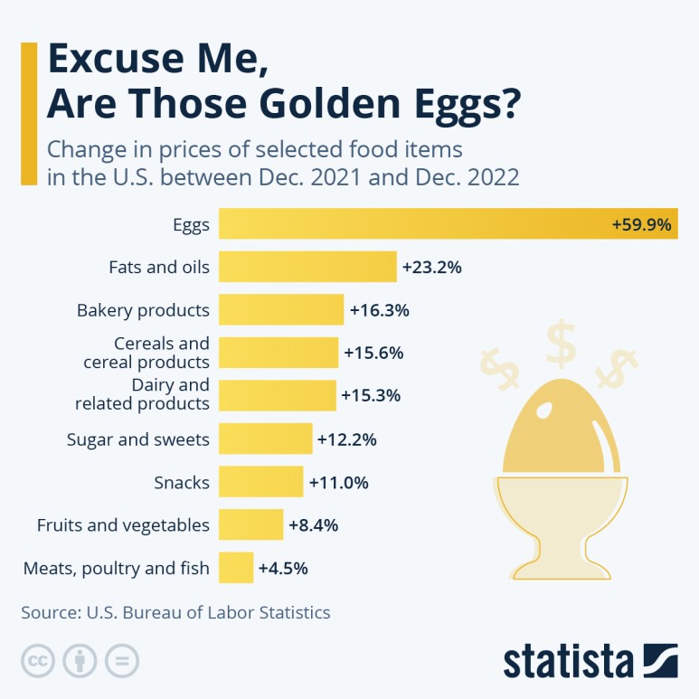 멕시코산 계란이 미국에서 '황금알'이 된 배경, 에그플레이션