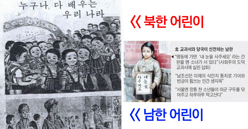 북한이 가르치는 남한
