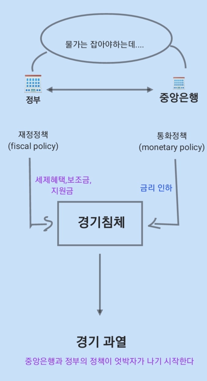 재정정책 및 통화정책 의미 feat. 금리인하 압박하는 정부