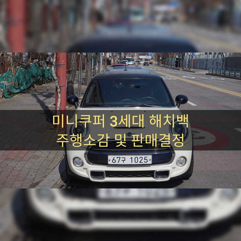 미니쿠퍼 3세대 해치백 2014년식 미니쿠퍼S 주행소감 및 판매결정