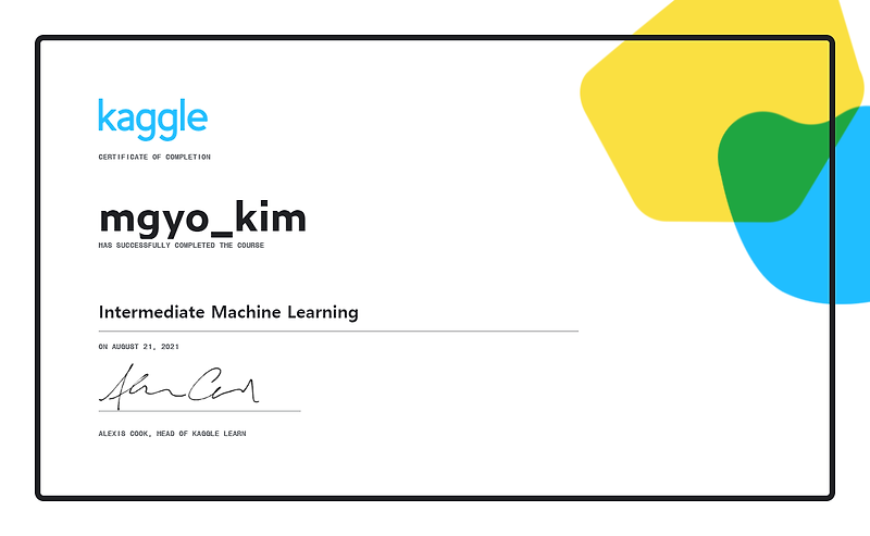 Intermediate Machine Learning Certificate