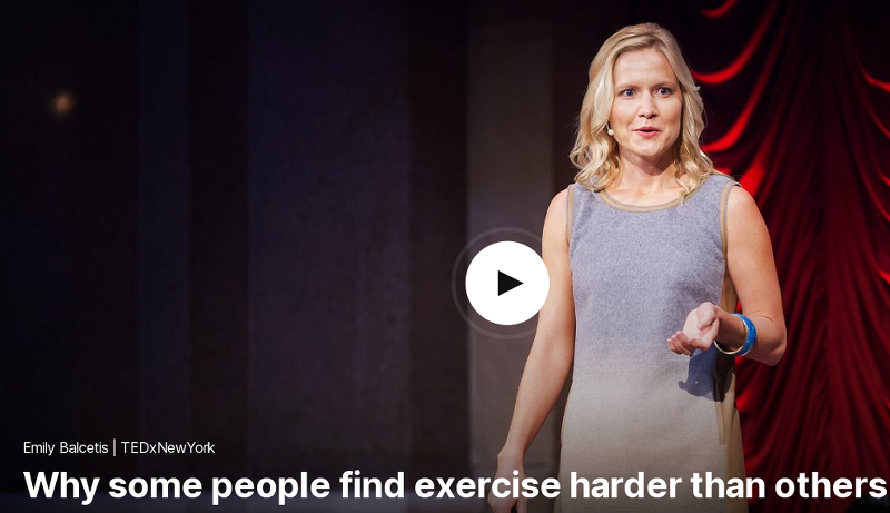 TED 테드로 영어공부 하기 Why some people find exercise harder than others by Emily Balcet