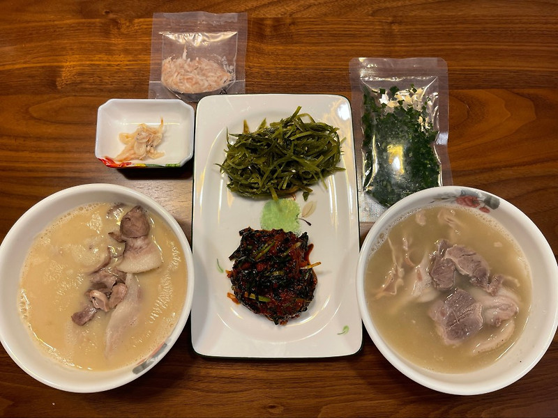 [제품] 엄용백돼지국밥 : 고기가 정말 맛있었던 추억의 돼지국밥집. 과연 밀키트도?