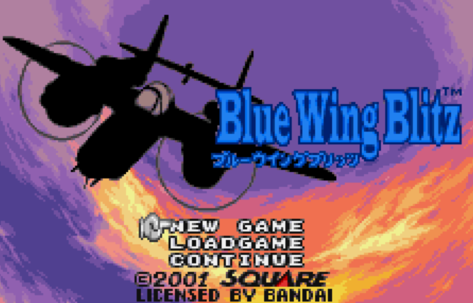 (스퀘어) 블루 윙 블리츠 - ブルーウィングブリッツ Blue Wing Blitz (원더스완 컬러 ワンダースワンカラー Wonder Swan Color - 롬파일 다운로드)