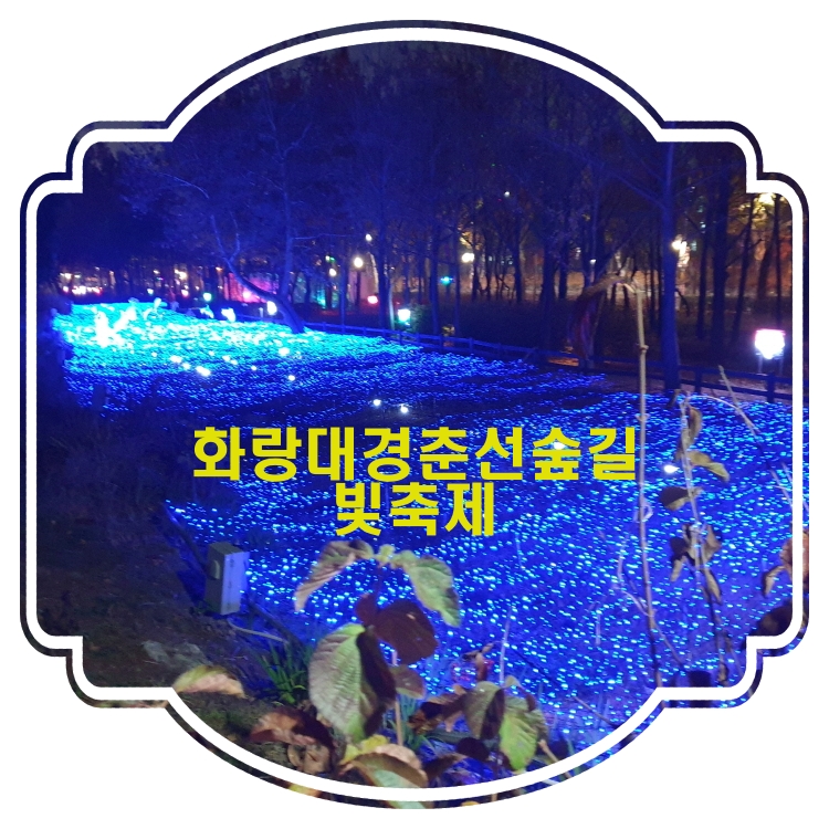 [노원화랑대불빛축제]화랑대역 경춘선숲길 불빛축제 서울가볼만한곳 베스트