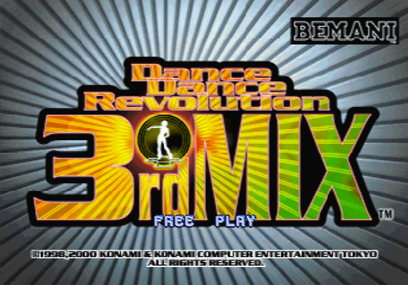 코나미 / 체감형 리듬게임 - 댄스댄스 레볼루션 서드믹스 ダンス ダンス レボリューション サードミックス - Dance Dance Revolution 3rd Mix (PS1)