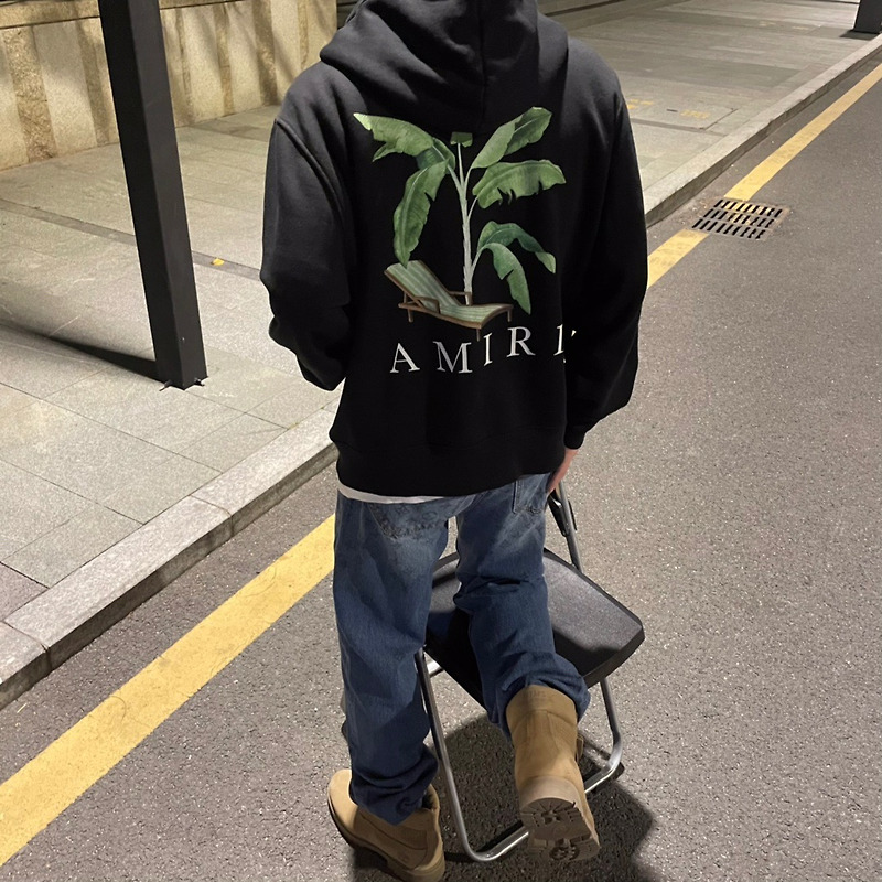 [AMIRI] 아미리 바나나 트리 베케이션 스웨트 셔츠 후드 티셔츠